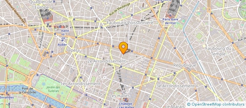localisation de l'entreprise TUFFIER RAVIER PY ET ASSOCIES à PARIS