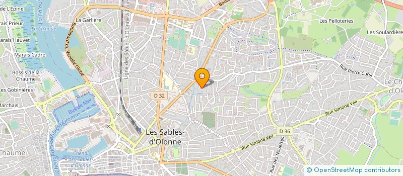 localisation de l'entreprise TUGDUAL UPGRADE TOGETHER à LES SABLES D'OLONNE