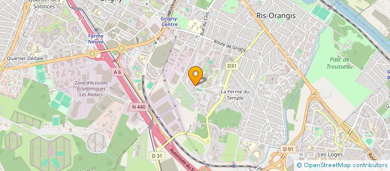 localisation de l'entreprise TUGRA à RIS-ORANGIS