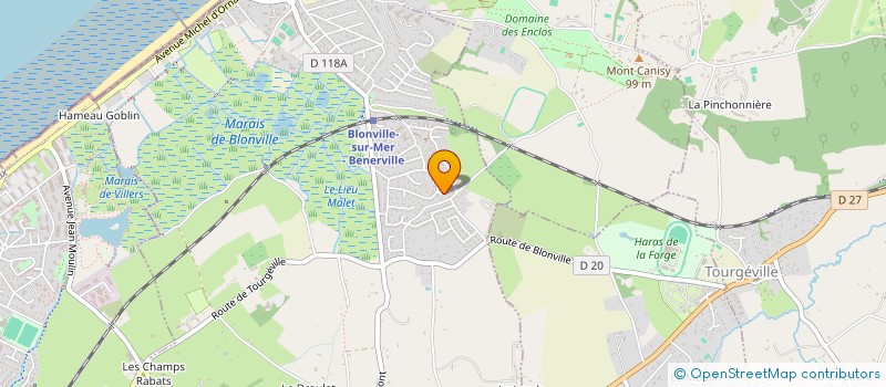 localisation de l'entreprise TUGS à BLONVILLE-SUR-MER