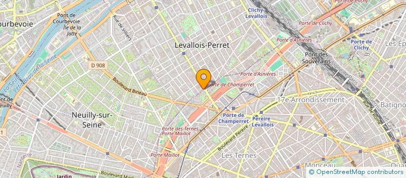localisation de l'entreprise TUI FRANCE à CLICHY