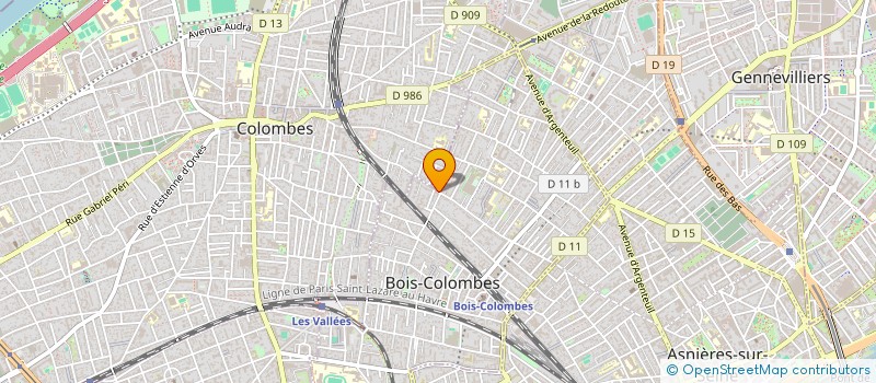 localisation de l'entreprise TUI NA à BOIS-COLOMBES