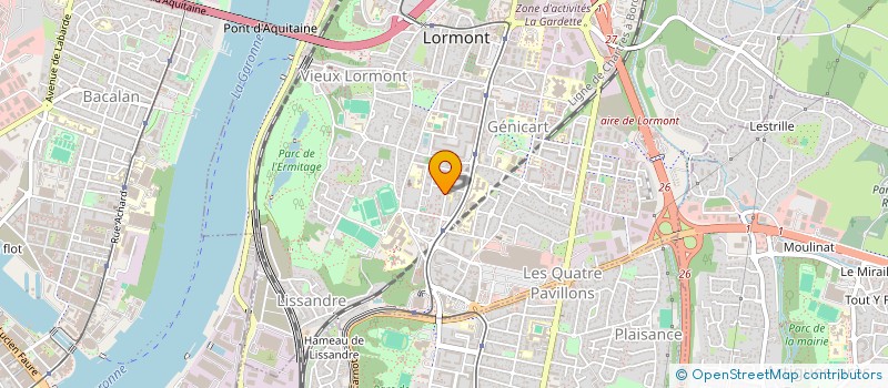 localisation de l'entreprise TUII - TOUS UNIS POUR L'INSERTION ET L'INCLUSION à LORMONT