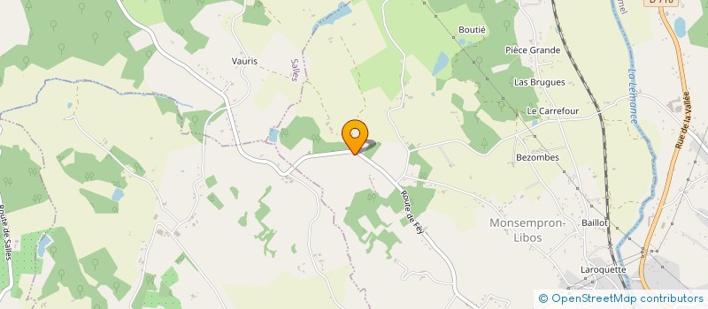 localisation de l'entreprise TUILERIE DE CONDAT à FUMEL