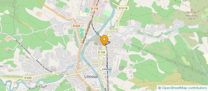 localisation de l'entreprise TUILERIES DE LIMOUX  LIMOUX