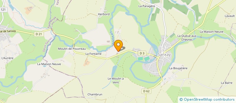 localisation de l'entreprise TUILERIES MARTIAL VICTOT ET FILS à SANXAY