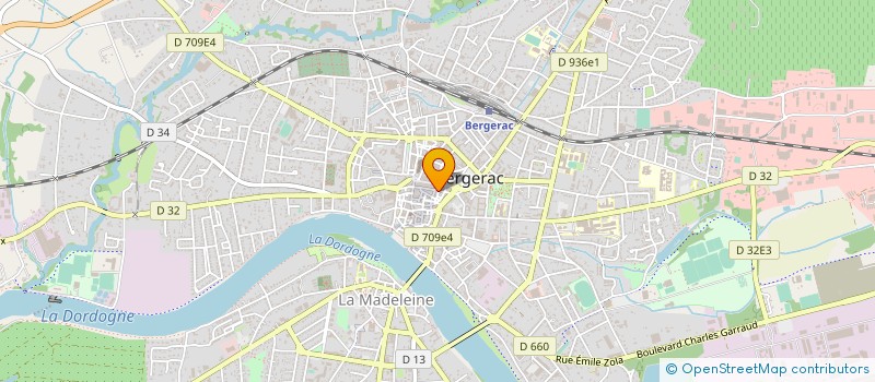 localisation de l'entreprise TUINA MINCEUR à BERGERAC