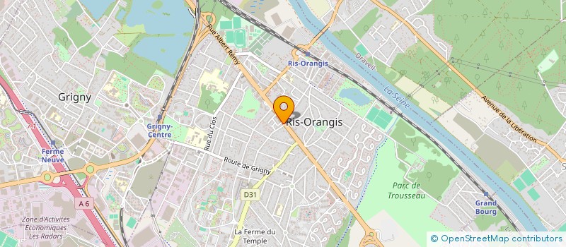 localisation de l'entreprise TUKB à RIS-ORANGIS