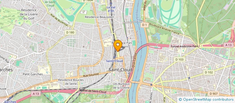 localisation de l'entreprise TULIPE à SAINT-CLOUD