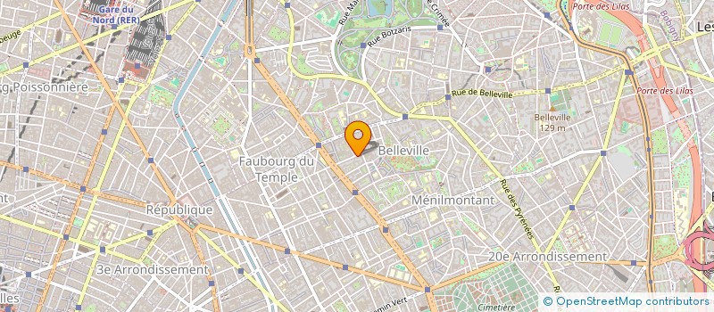 localisation de l'entreprise TULIPE  PARIS