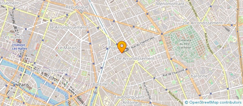 localisation de l'entreprise TULIPE  PARIS