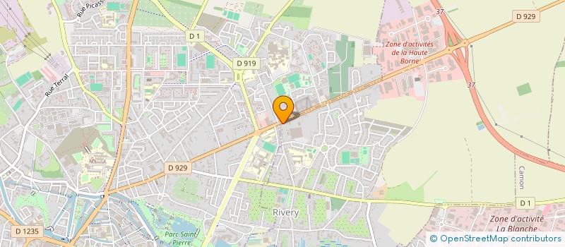 localisation de l'entreprise TULIPE à RIVERY