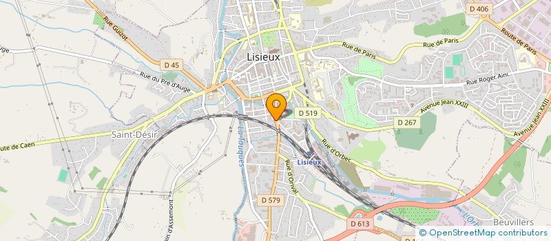 localisation de l'entreprise TULIPE à LISIEUX