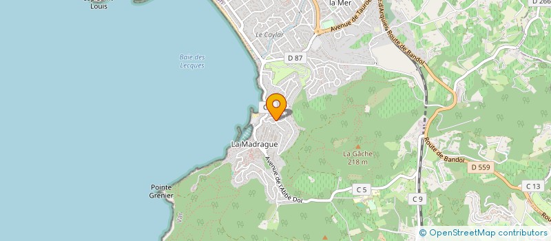 localisation de l'entreprise TULIPE à SAINT-CYR-SUR-MER