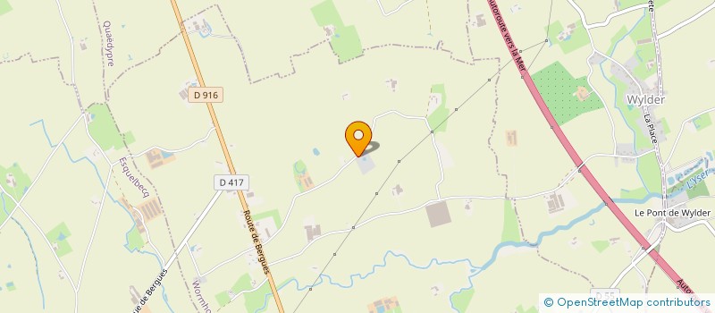 localisation de l'entreprise TULIPE  WORMHOUT