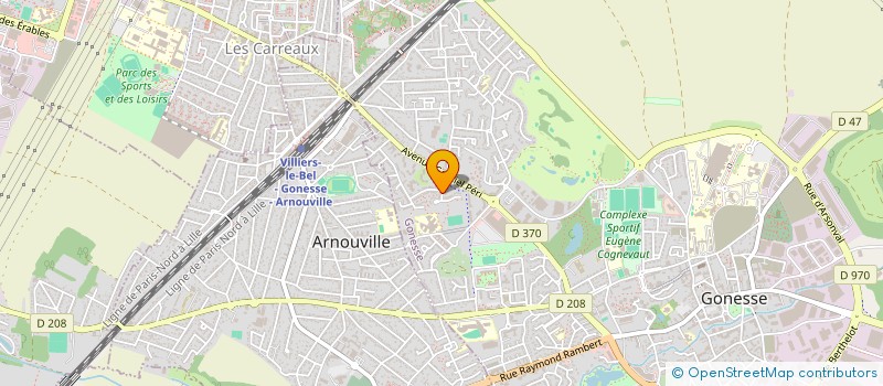 localisation de l'entreprise TULIPE  GONESSE