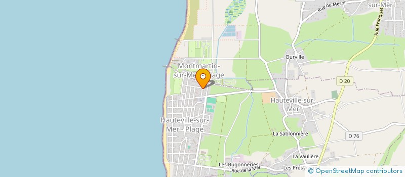 localisation de l'entreprise TULIPE MOBILE à HAUTEVILLE-SUR-MER