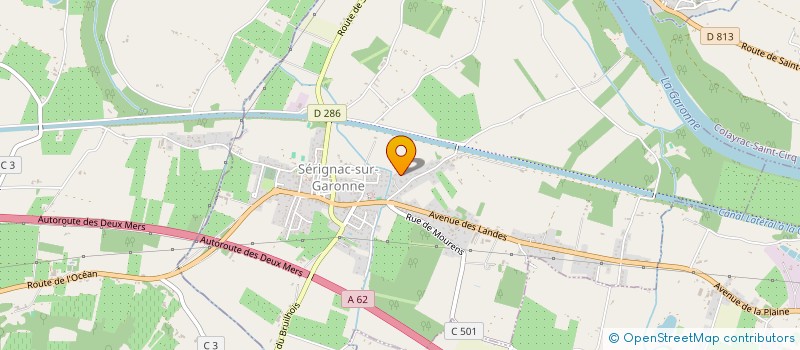 localisation de l'entreprise TULIPES ET HERISSONS  SERIGNAC-SUR-GARONNE