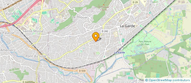 localisation de l'entreprise TULIPES IMMO à LA GARDE