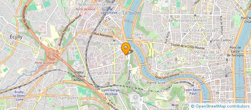 localisation de l'entreprise TULIPIER 2  LYON