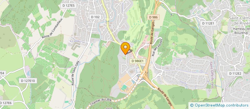 localisation de l'entreprise TULIPIER  SAINT-GELY-DU-FESC