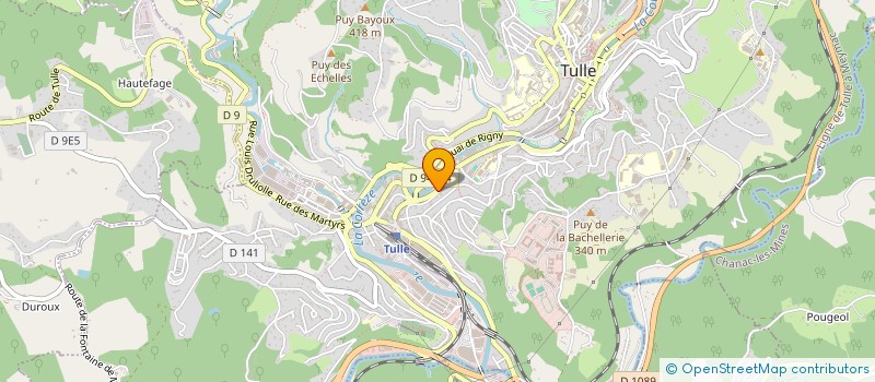 localisation de l'entreprise TULLE FOOD  TULLE