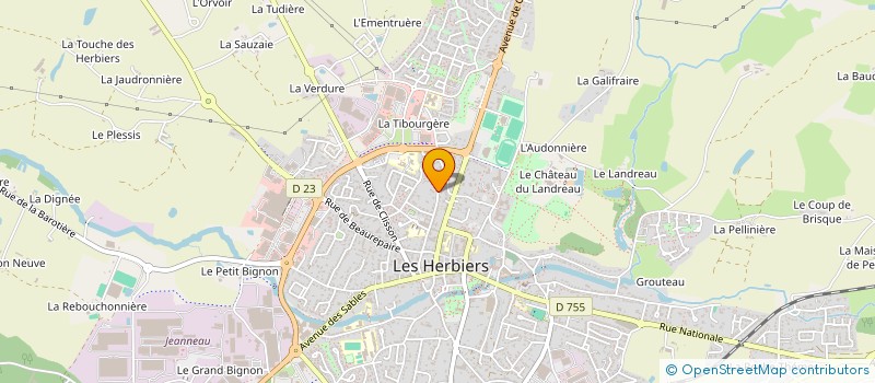 localisation de l'entreprise TULLIA à LES HERBIERS