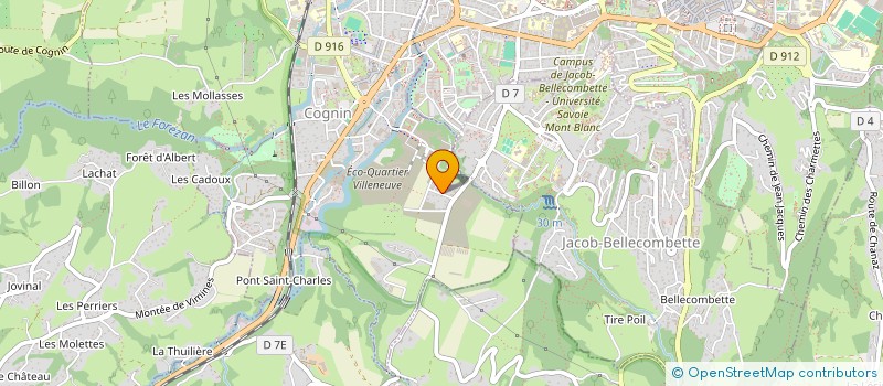 localisation de l'entreprise TULLIA - DOCUMENTATION ET SENSIBILISATION  COGNIN