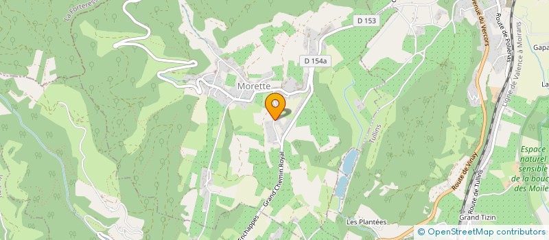 localisation de l'entreprise TULLINS INVEST  MORETTE