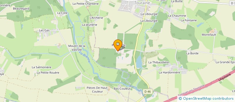 localisation de l'entreprise TULLISSY  AUZOUER-EN-TOURAINE