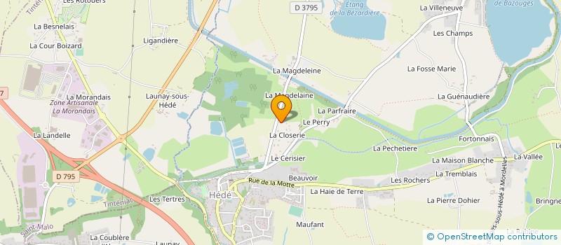 localisation de l'entreprise TULOUP L.M2  LANGOUET