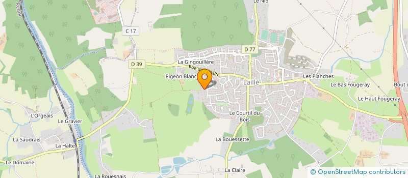 localisation de l'entreprise TULOUP OLIVIER MENUISERIE  LAILLE