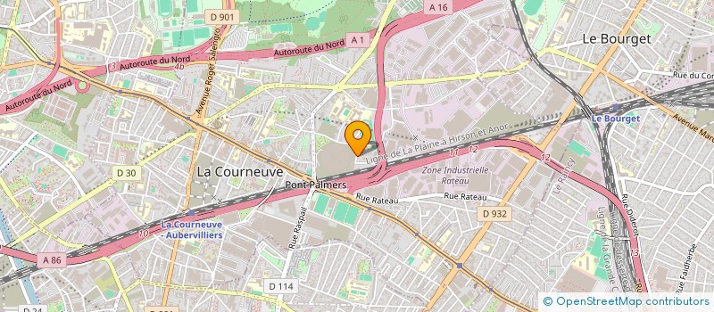 localisation de l'entreprise TULPARY AGENCY à LA COURNEUVE