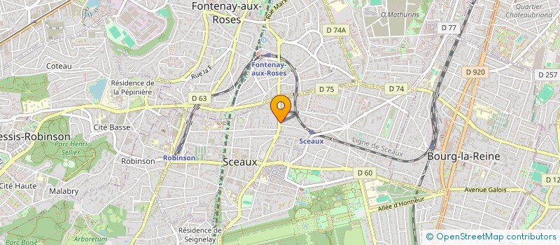 localisation de l'entreprise TUMBAGA à SCEAUX