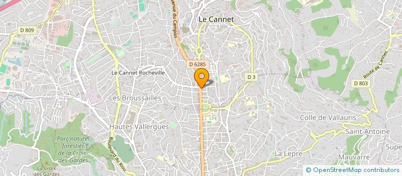 localisation de l'entreprise TUME SERVICES à LE CANNET