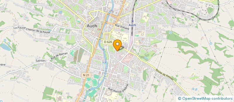localisation de l'entreprise TUMIS à AUCH