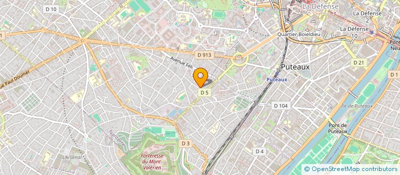 localisation de l'entreprise TUMULT MUSIC  NANTERRE