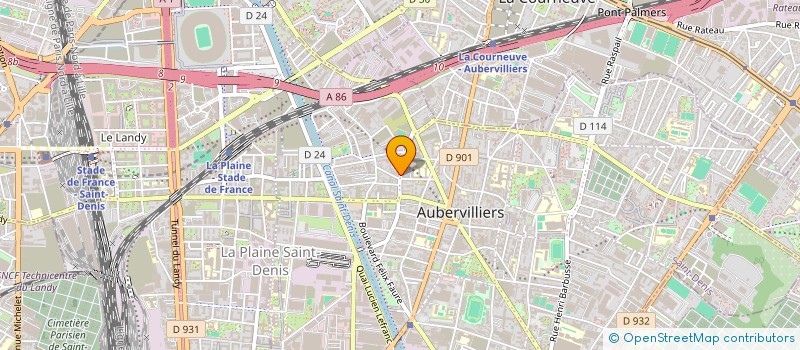 localisation de l'entreprise TUMULTE EDITION à AUBERVILLIERS