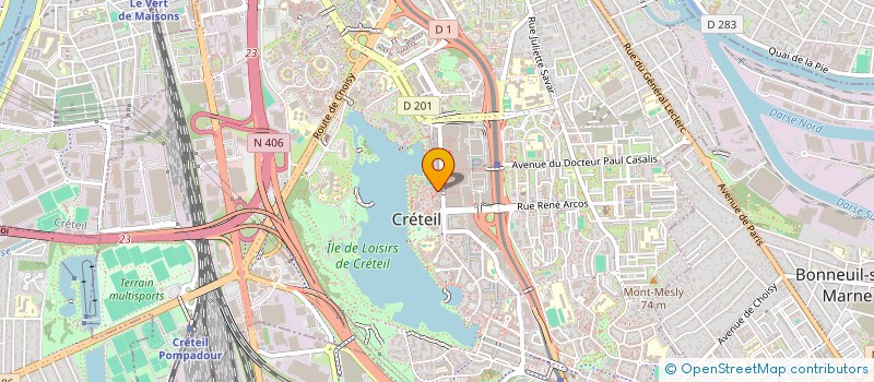 localisation de l'entreprise TUN  CRETEIL