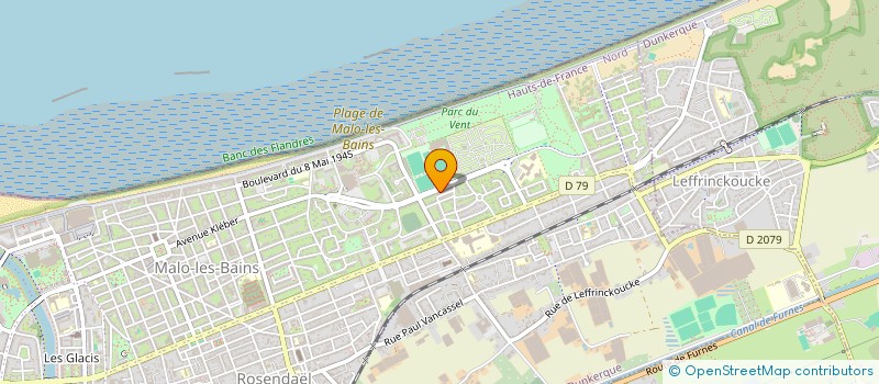 localisation de l'entreprise TUNADEX à DUNKERQUE