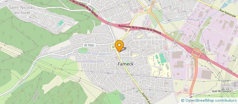 localisation de l'entreprise TUNAR  FAMECK