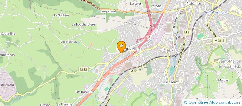 localisation de l'entreprise TUNC PROJECTION ISOLATION-T.P.I à SAINT-CHAMOND