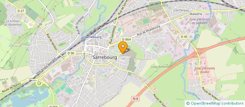 localisation de l'entreprise TUNCER SOYLU à SARREBOURG