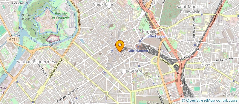 localisation de l'entreprise TUNGSTENE à LILLE