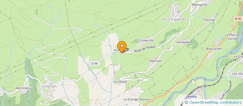 localisation de l'entreprise TUNGSTENE SOLUTIONS  LES CHAPELLES