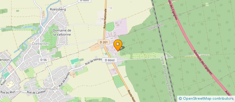 localisation de l'entreprise TUNICAR  SCHLIERBACH