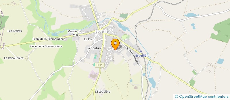localisation de l'entreprise TUNING à ECUEILLE