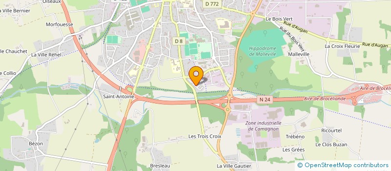 localisation de l'entreprise TUNINGZONE  PLOERMEL