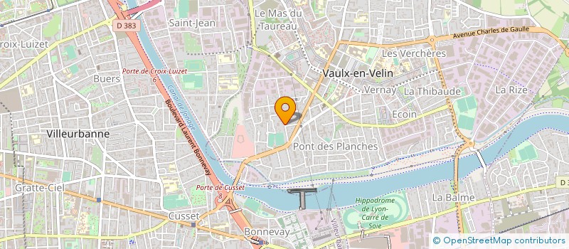 localisation de l'entreprise TUNIS PALETTES à VAULX-EN-VELIN