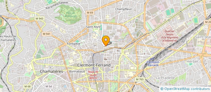 localisation de l'entreprise TUNISIE-FRANCE-CULTURE  CLERMONT-FERRAND